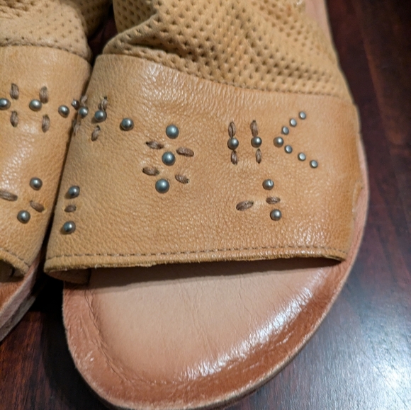 Miz Mooz Fifi Women's Tan Leather Sandals 40 - Picture 4 of 14